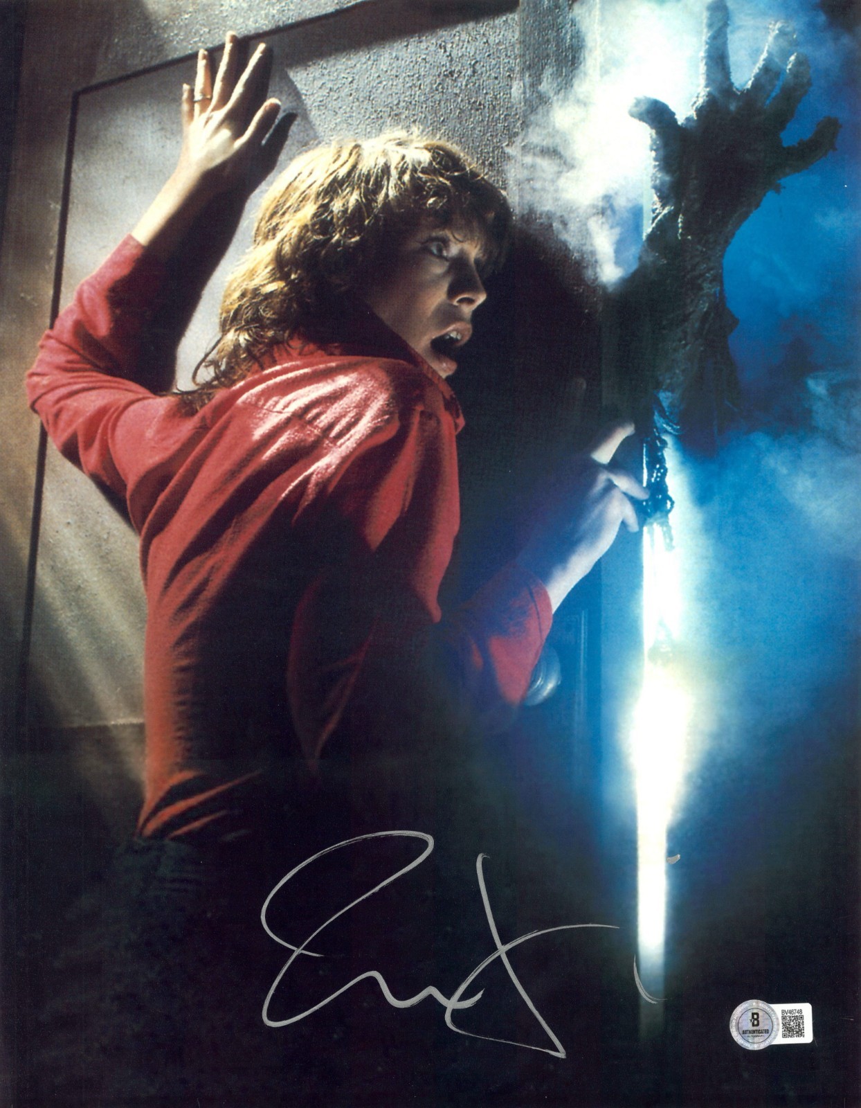 Jamie Lee Curtis Signed Autograph The Fog 11×14 Photo Beckett BAS