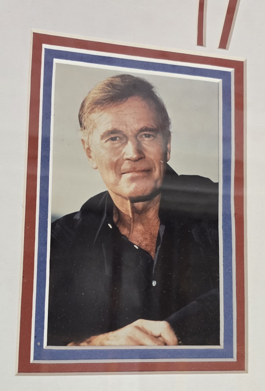 Photo Of Charlton Heston And Signed Letter NRA ‘Framed’
