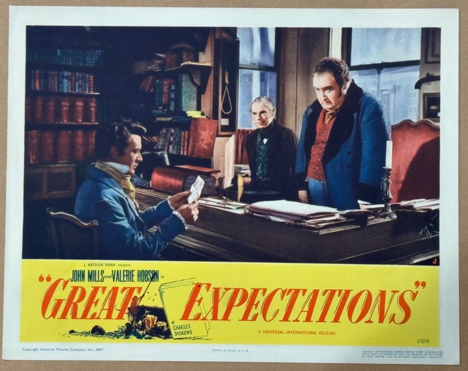 GREAT EXPECTATIONS ‘47 JOHN MILLS AS PIP WITH FRANCIS L SULLIVAN DAVID LEAN LC