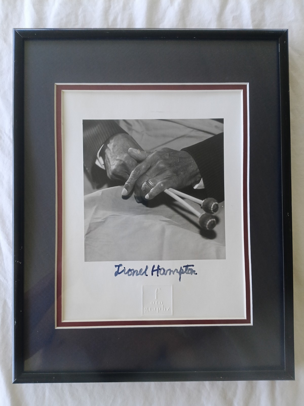 Lionel Hampton Signed Limited Edition 5/5 Photo Frank Jackson Fotographz 1995