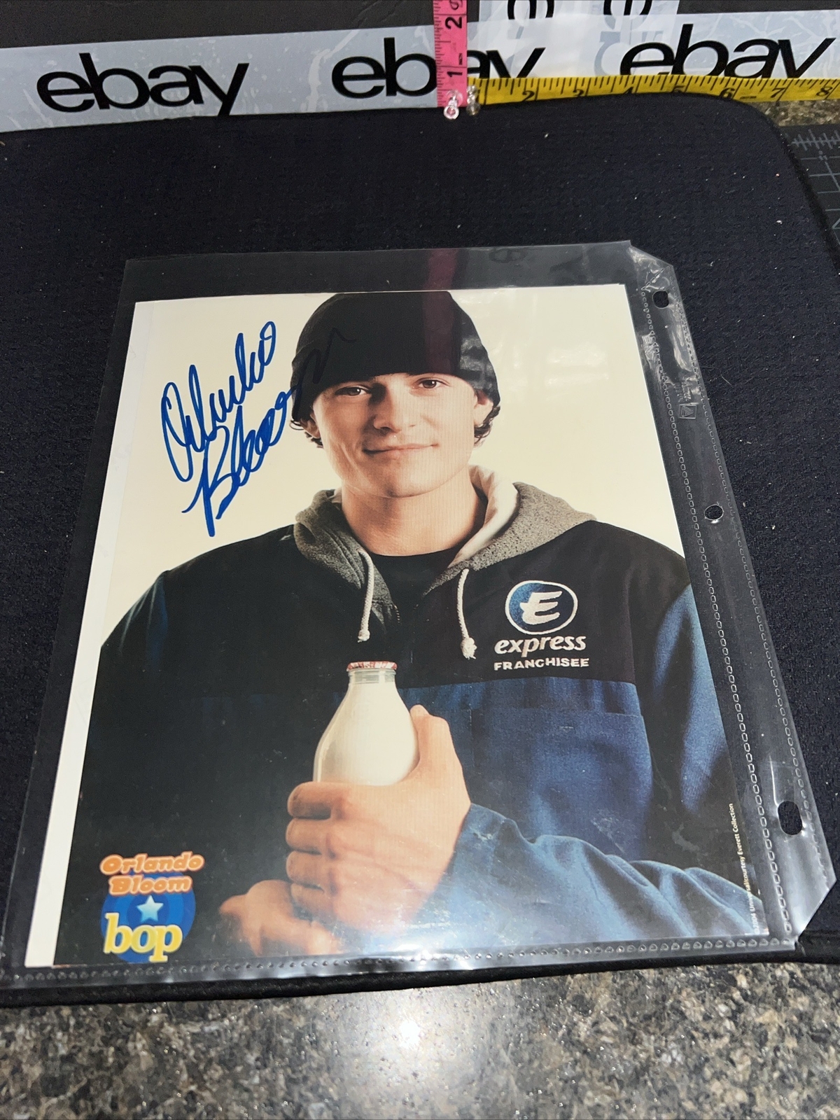 ORLANDO BLOOM SIGNED 8X10 PHOTO FULL AUTOGRAPH ORLANDO BLOOM BOP.