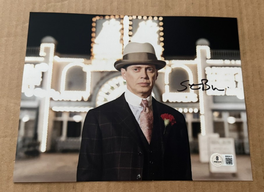 STEVE BUSCEMI SIGNED BOARDWALK EMPIRE 8X10 PHOTO BECKETT BAS HAND SIGNED #2