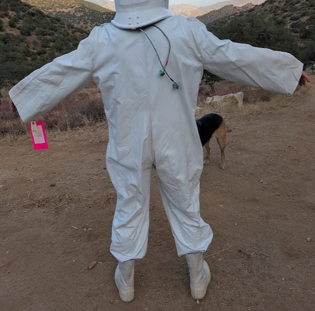 Goosebumps: The Vanishing Screen-Used Hazmat Suit Prop Sony Season 2 Asset # 604