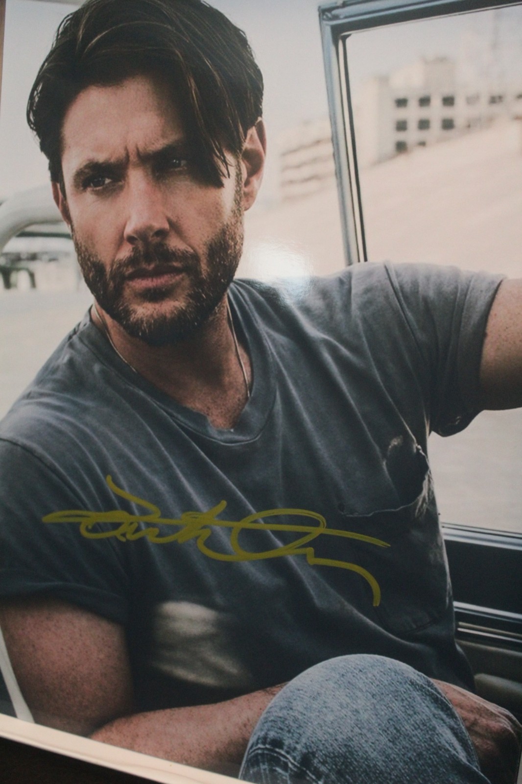 Signed Poster – 8.5×11 – Jensen Ackles – Countdown – Tracker, Supernatural +COA