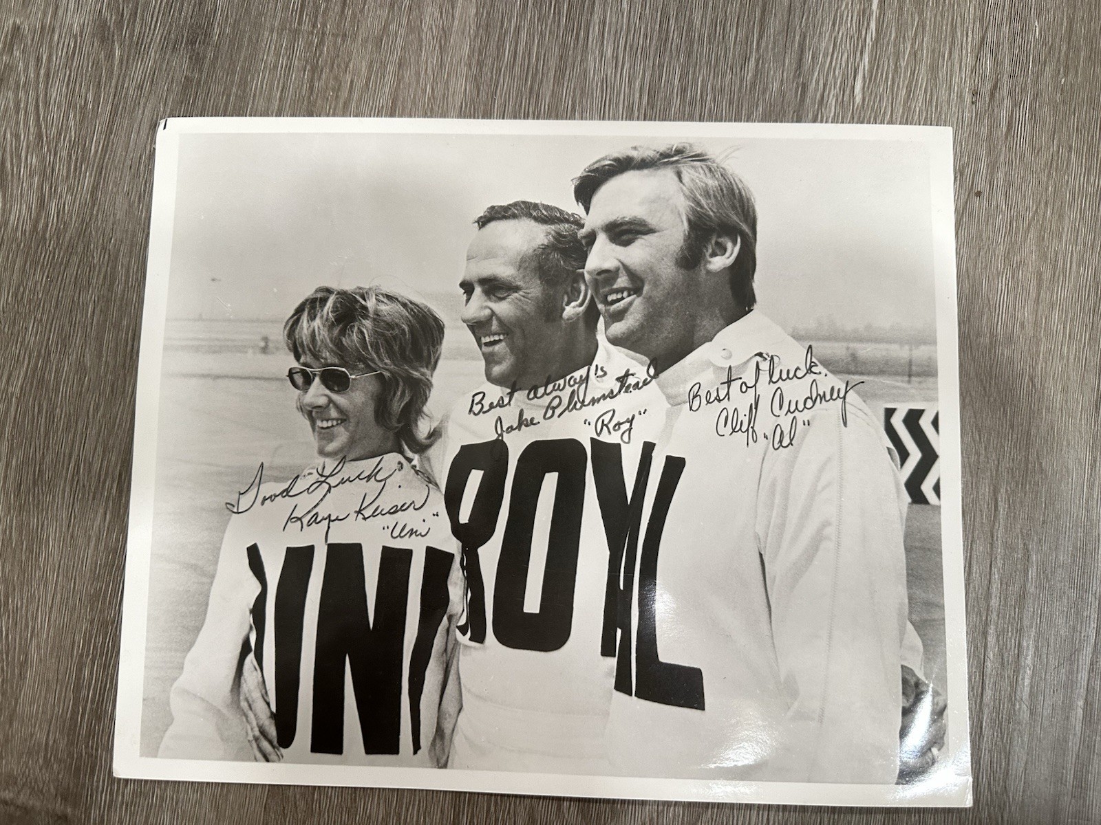 Uniroyal Thrill Drivers Promo Handout Photo 1970s