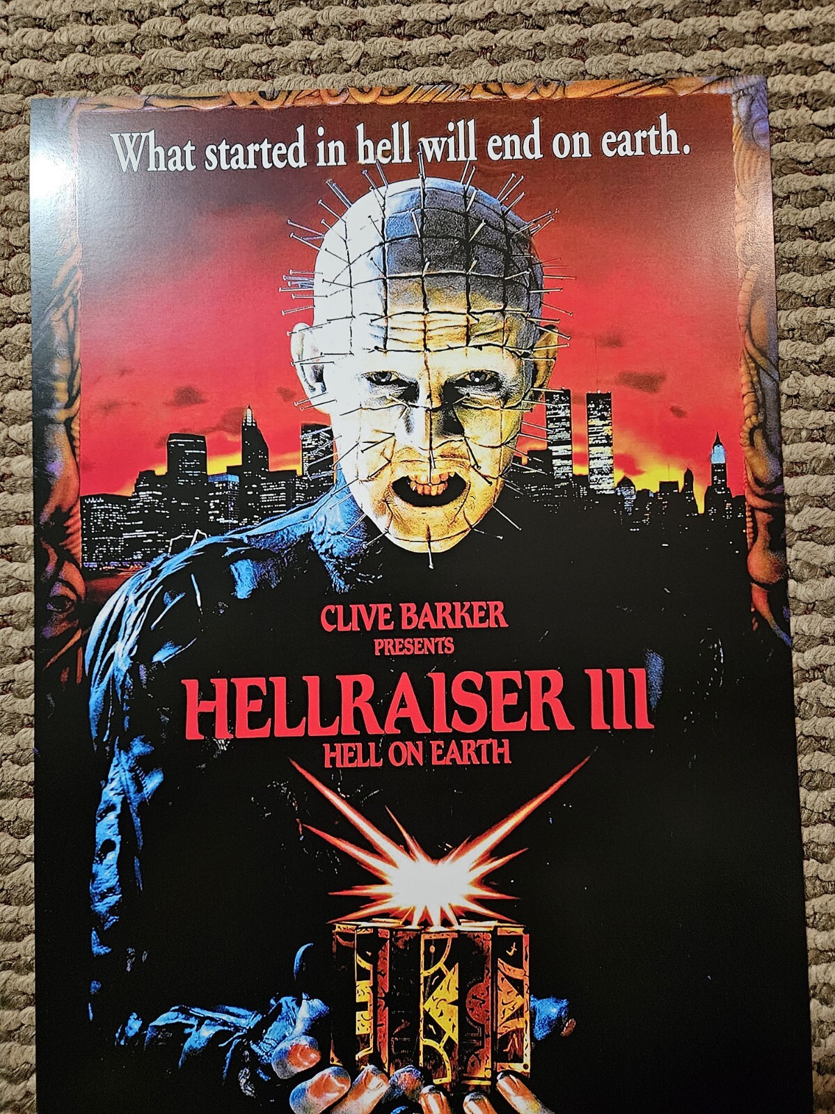 Hellraiser III Hell On Earth movie poster – 11″ x 17″ – Pinhead
