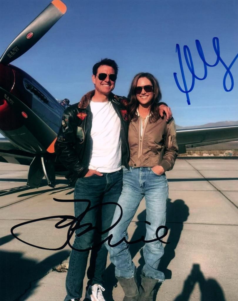 Tom Cruise Jennifer Connelly autographed 8×10 Photo signed autograph Pic w/ COA