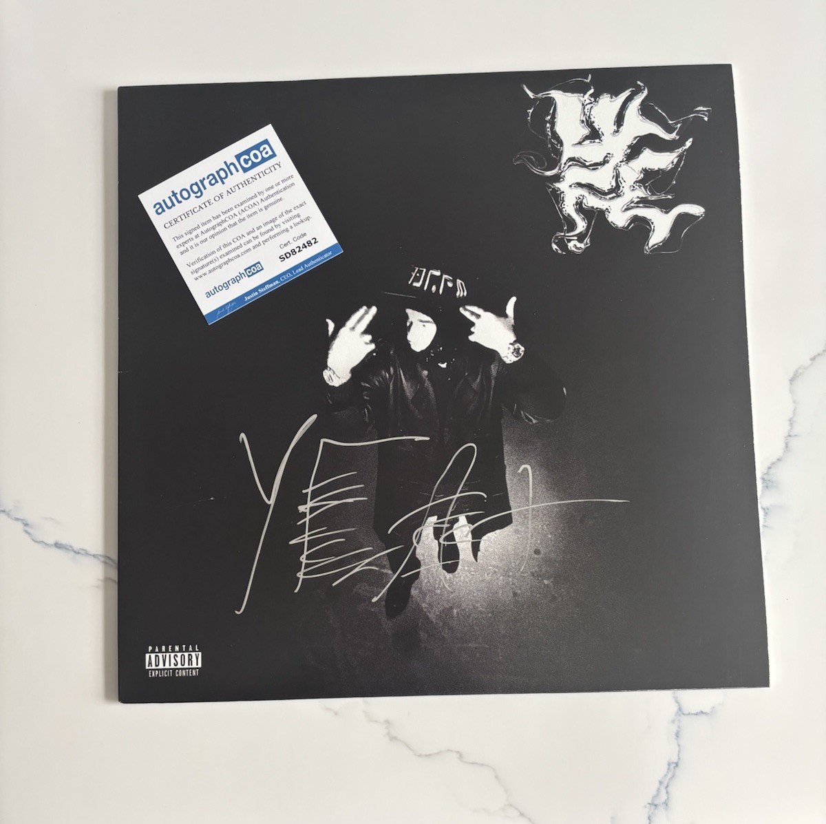 YEAT Hip Hop LYSE Autographed Signed Vinyl Album ACOA