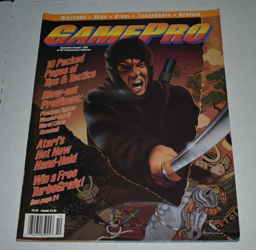 GAMEPRO #3 september/ October 1989 Vintage Video Game Magazine