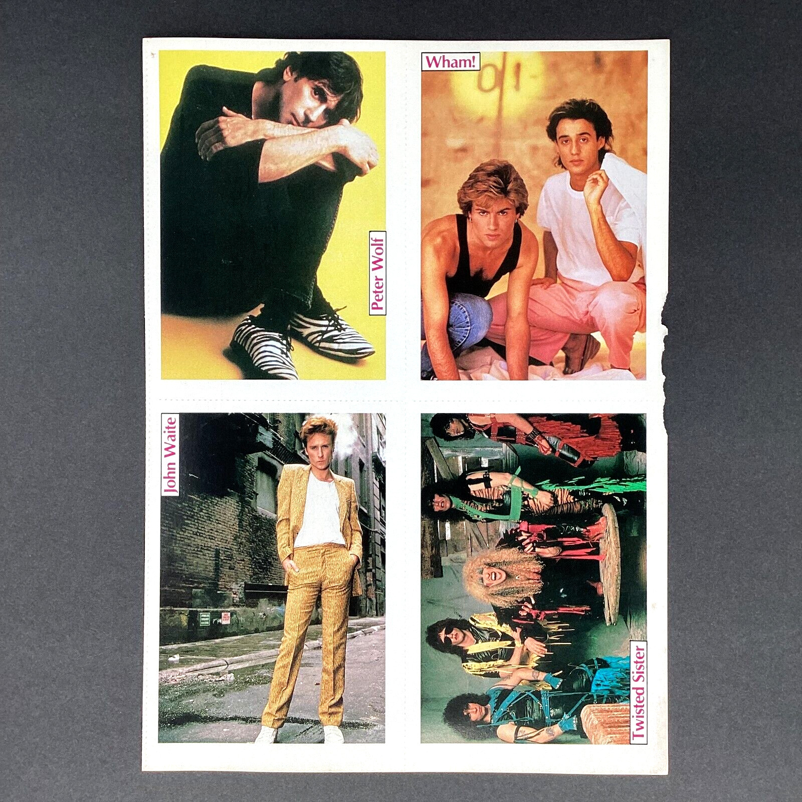 80’s Rock Pop Heavy Metal Music POST CARDS Ratt Queen Prince Bowie Phil Collins