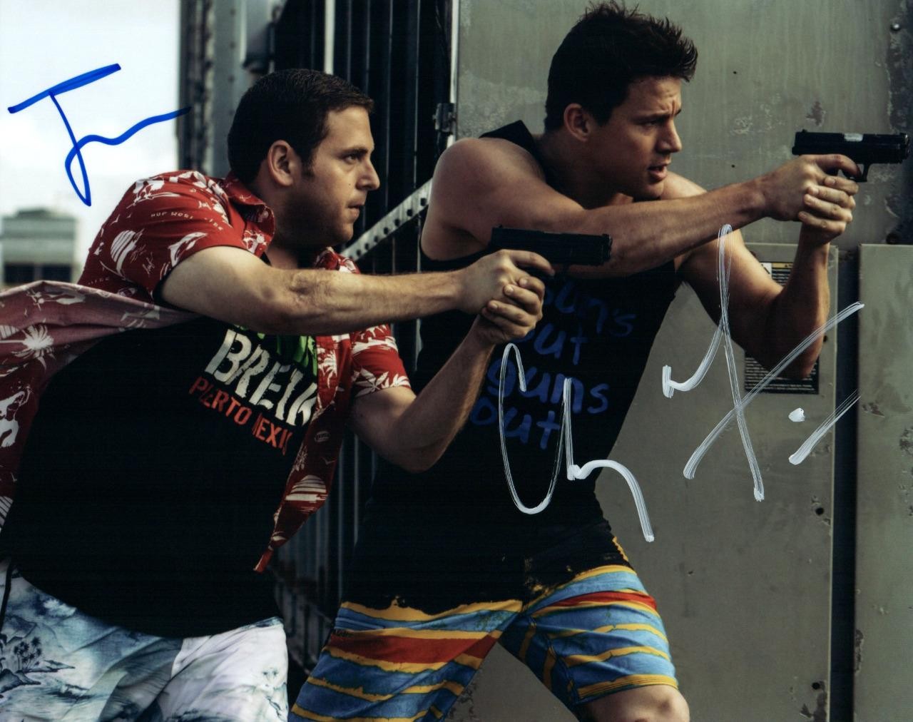Channing Tatum Jonah Hill Signed 8×10 Autographed Photo Picture with COA