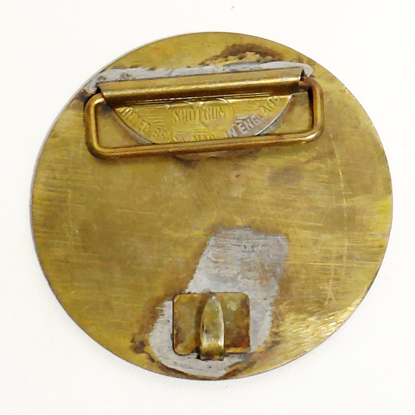 Elvis Presley Sun Record Company Forever Elvis Brass Belt Buckle Made in England