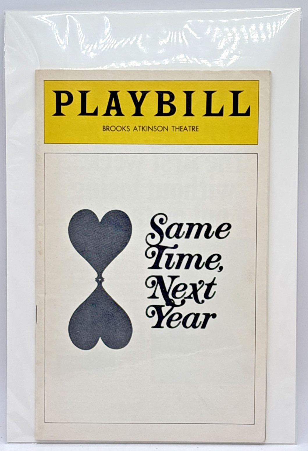 Vintage 1975 Playbill Same Time, Next Year Brooks Atkinson Theatre Broadway