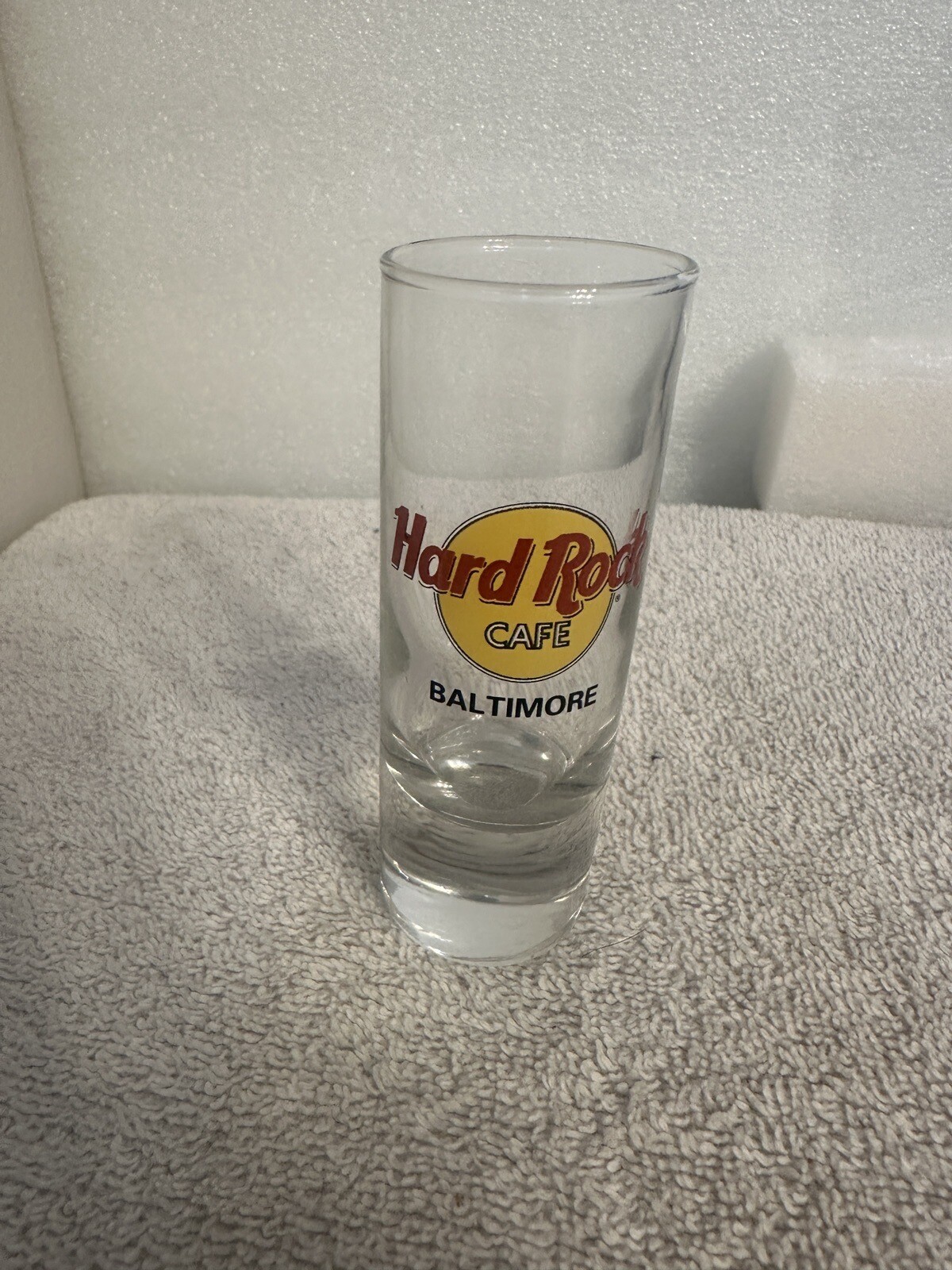 Hard Rock Cafe Baltimore Shot Glass Shooter 4 1/4″ Tall