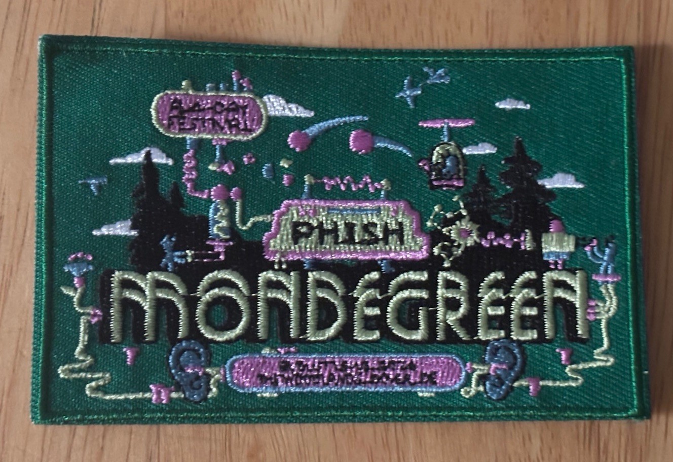 Phish Mondegreen Patch – A four-day Phish festival held August 15–18, 2024