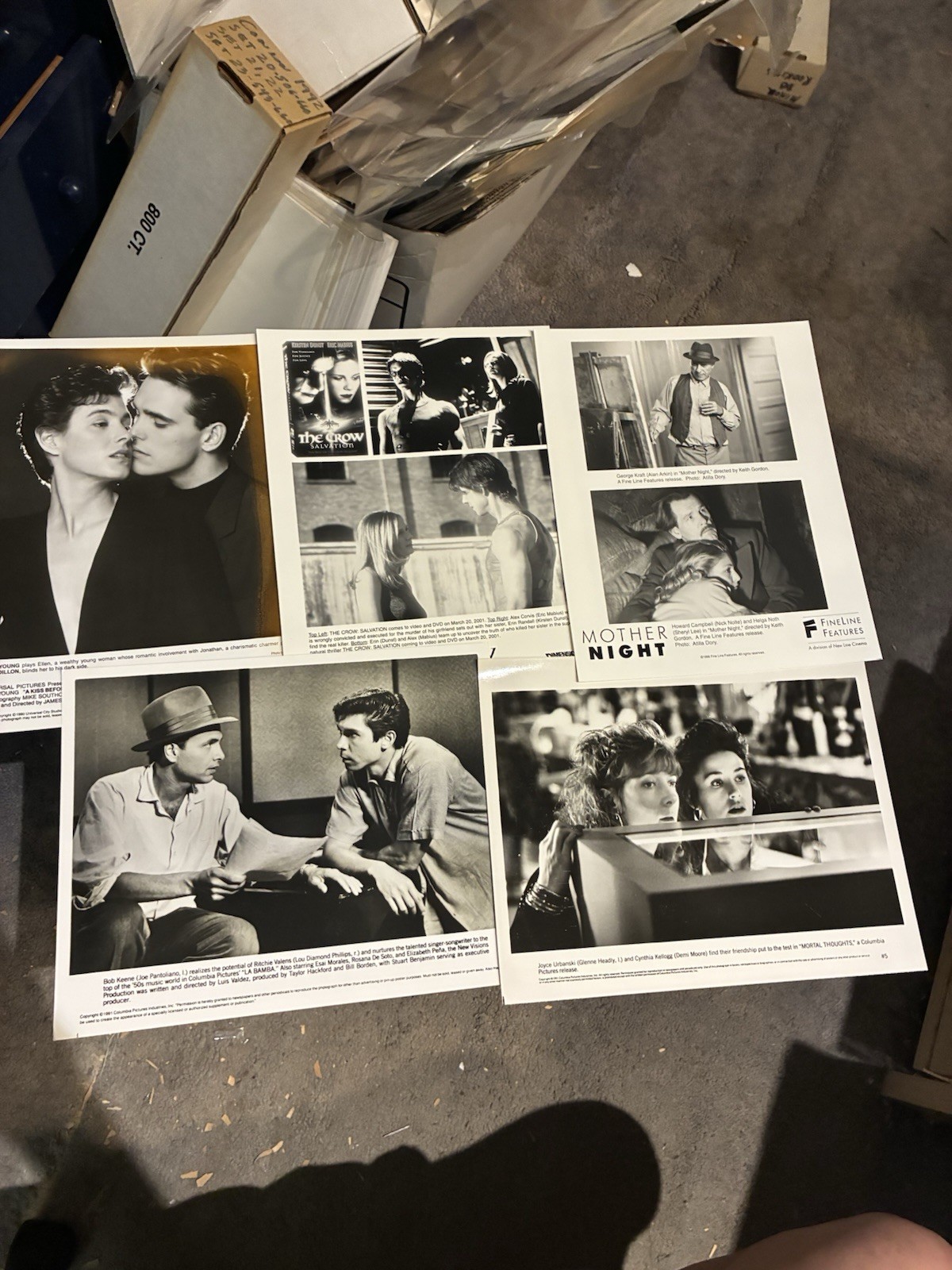 1980-90’s Movie Promo Photo Lot-125 Different-DeNiro-Freeman-Kingsley-Devito++++