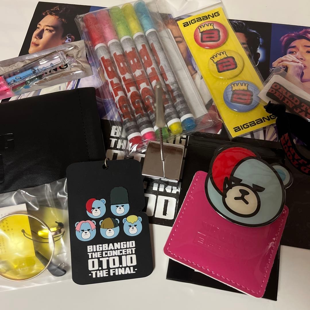 BIGBANG 0 TO 10 Live Goods Lot KPOP Idol Memorabilia Genuine Authentic Rare