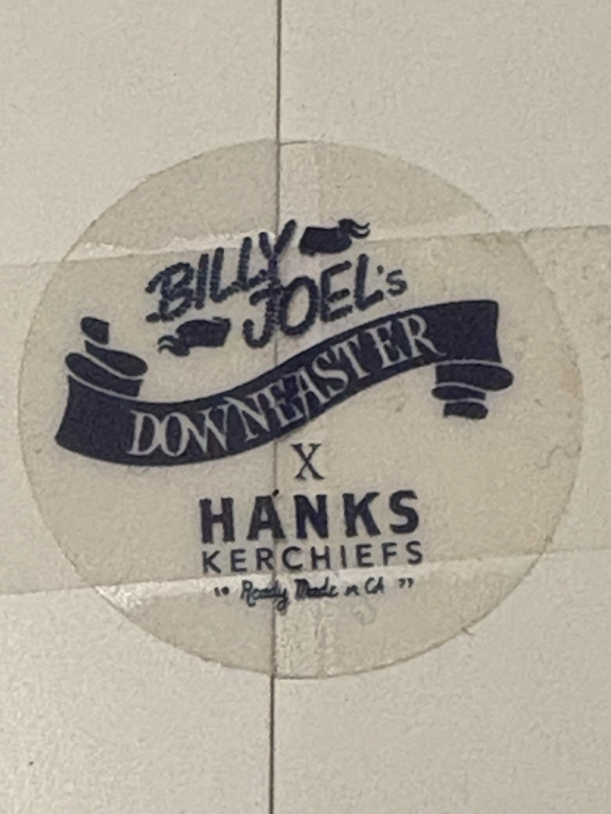 New In Pack Billy Joel Downeaster Concert Tour Hanks Kerchiefs Bandanna