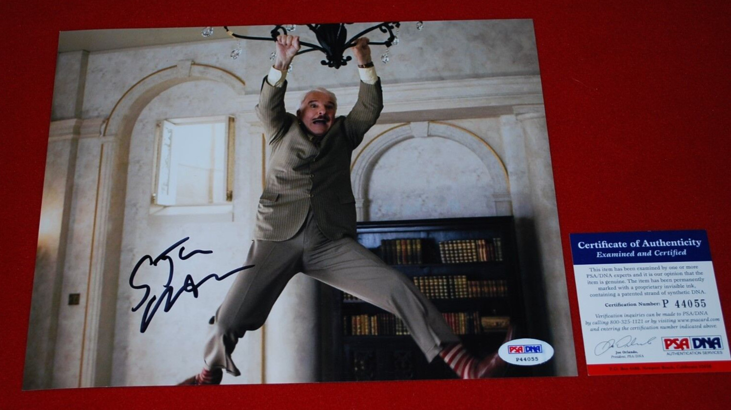 STEVE MARTIN Three Amigos Pink Panther signed 8X10 PSA/DNA COA P44055