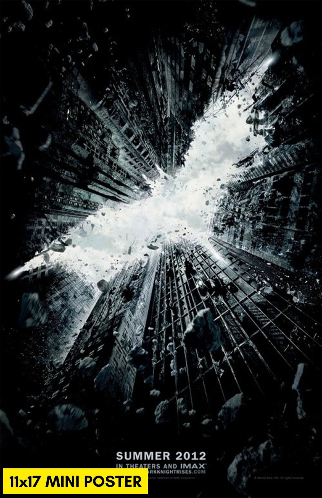 The Dark Knight Rises (2012) Movie Poster 11×17 Batman Nolan Bane DC Comics