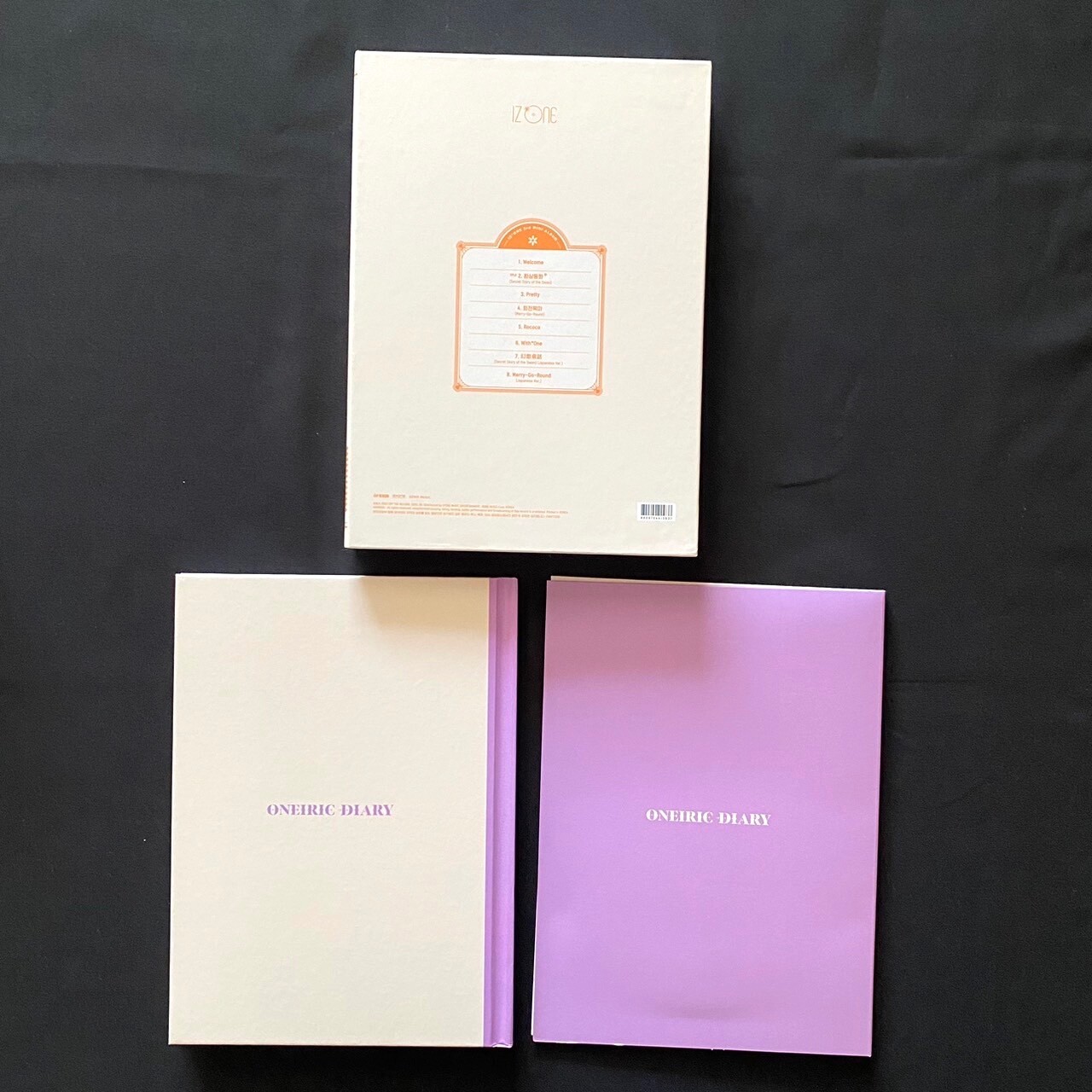 iz*one 3rd mini album oneiric diary 3ver. Yuri set No photo cards IZONE