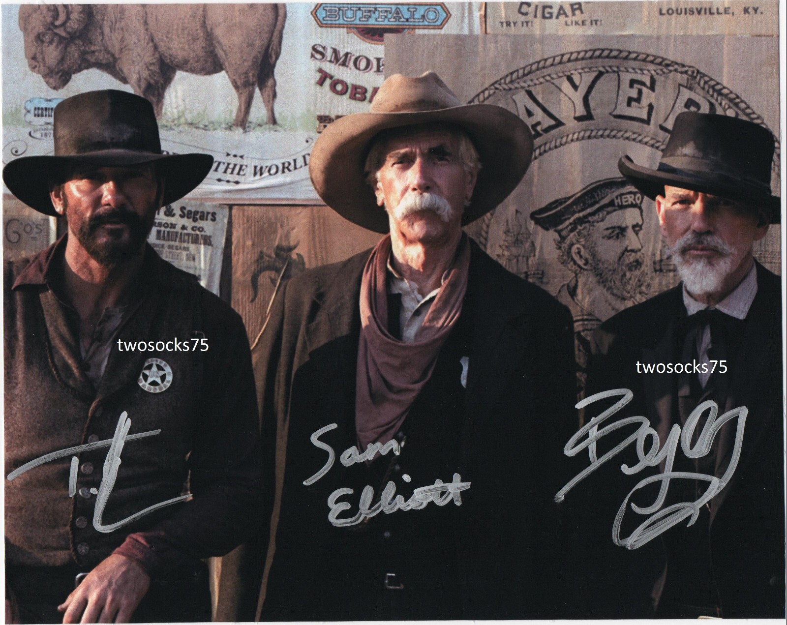 Billy Bob Thornton Tim McGraw Yellowstone 1883 Signed Autographed 8×10 RP Photo