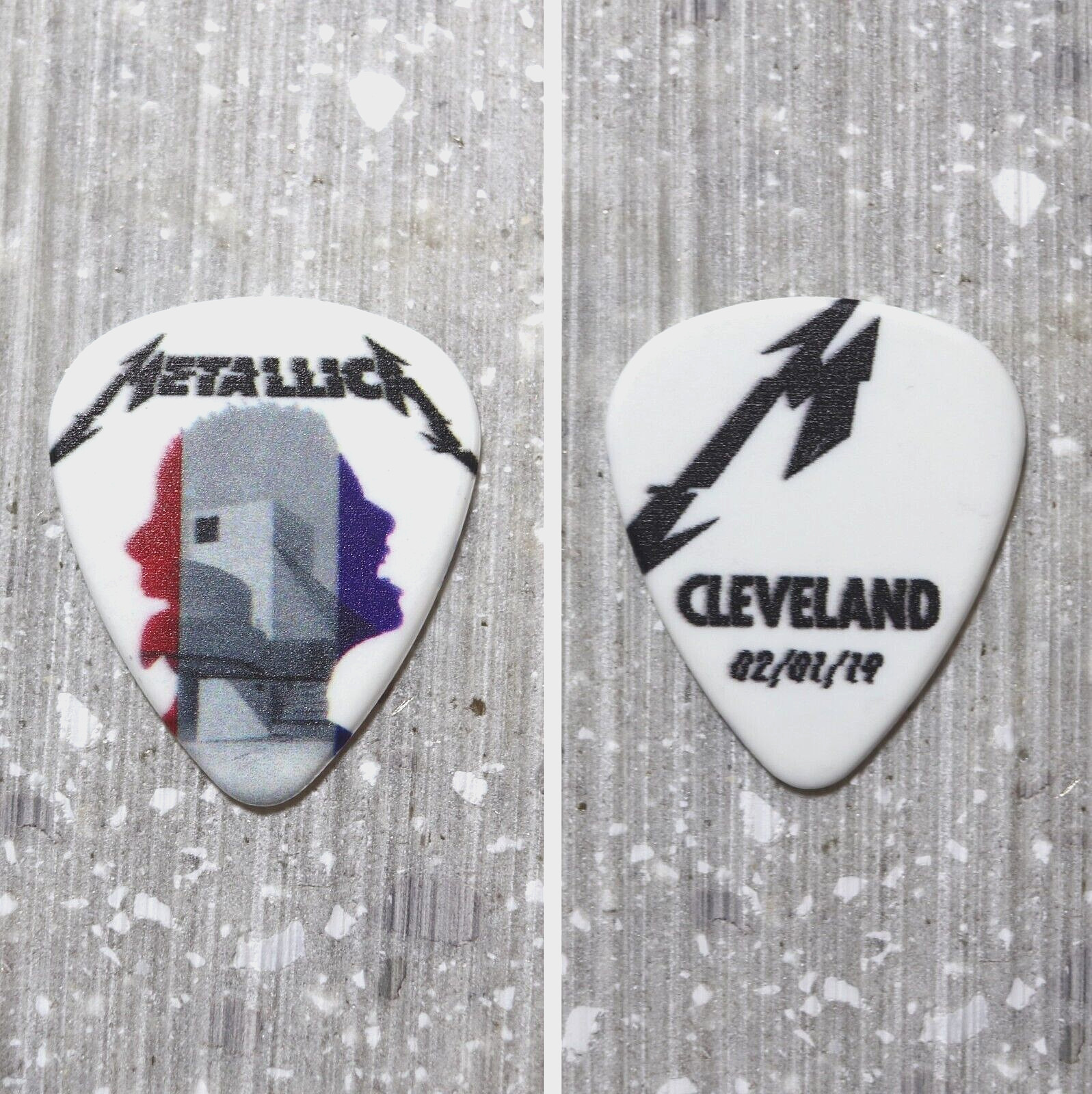 METALLICA Cleveland, Ohio 02/01/2019 Tour Guitar Pick – Tossed from stage