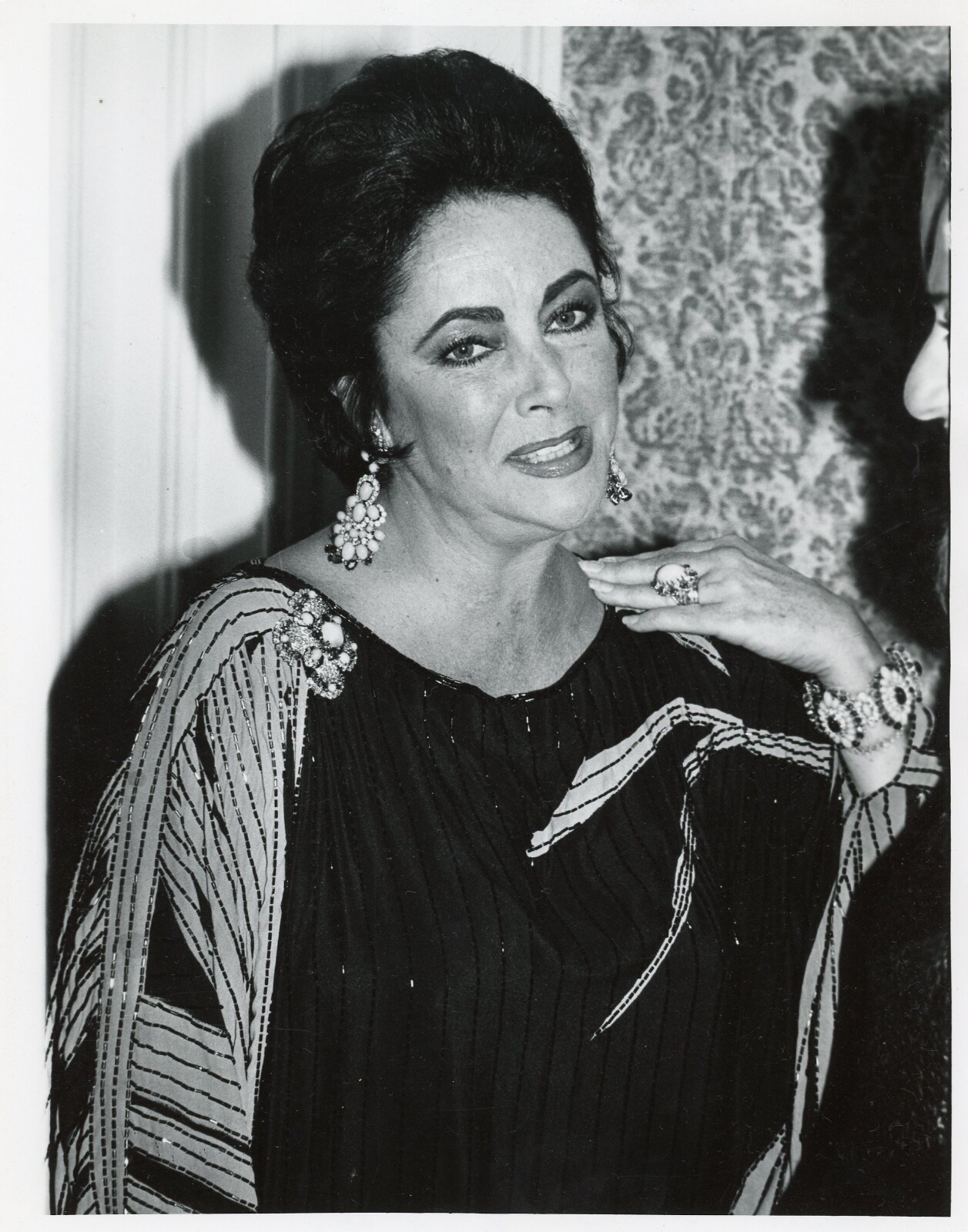 Liz Taylor 1980 Original Type 1 Photo Vintage 8×10 Celebrity Memorabilia