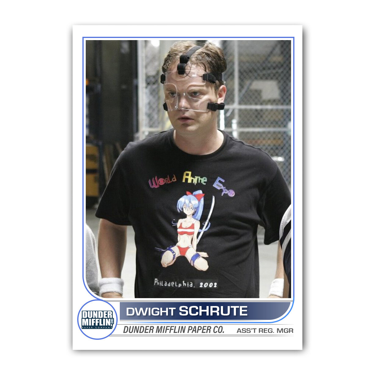 2022 Style Dwight Schrute Novelty Basketball Card Replica The Office