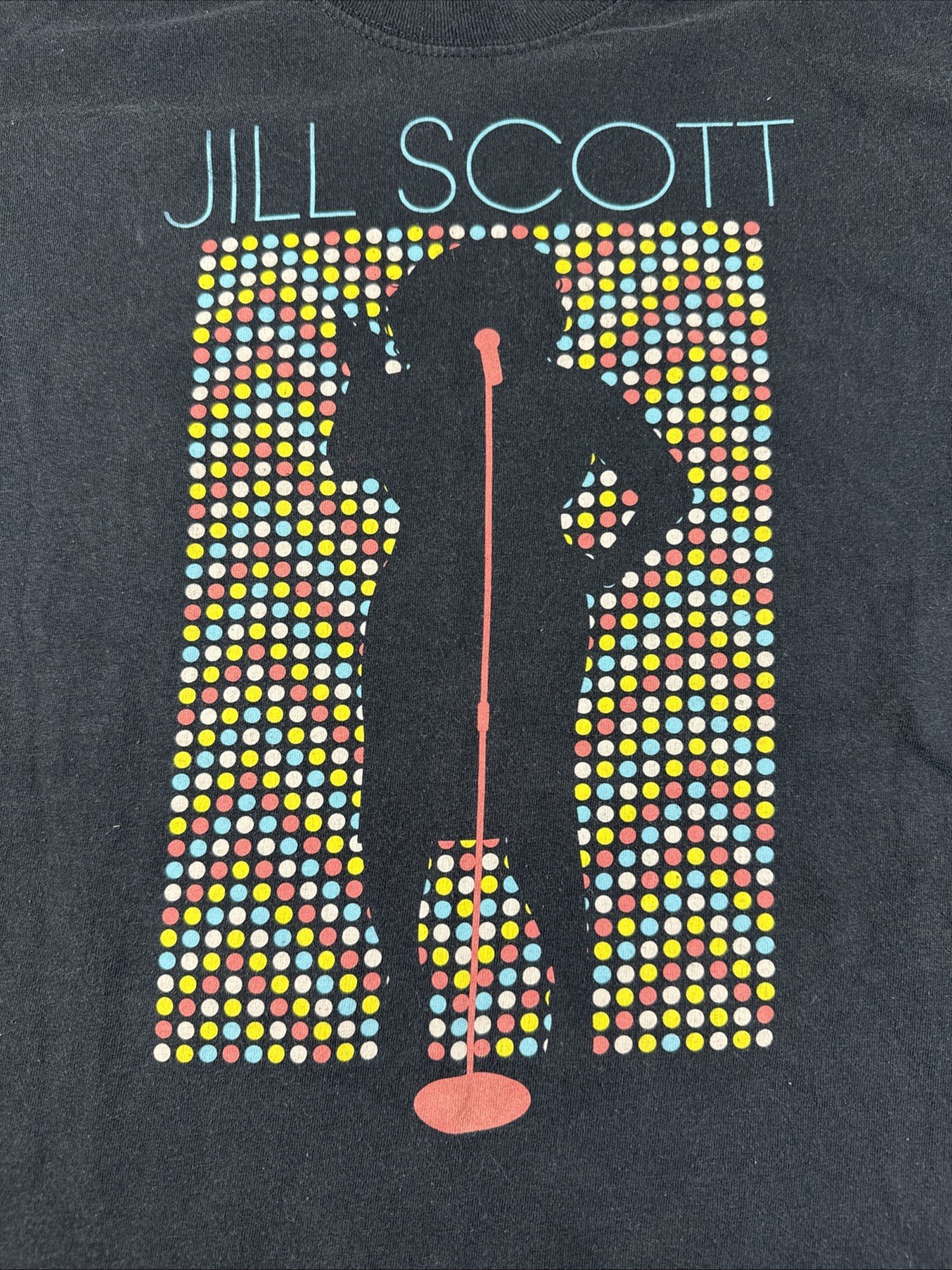 Official Jill Scott 2019 “Summer Tour” Concert T-Shirt Black Size Medium