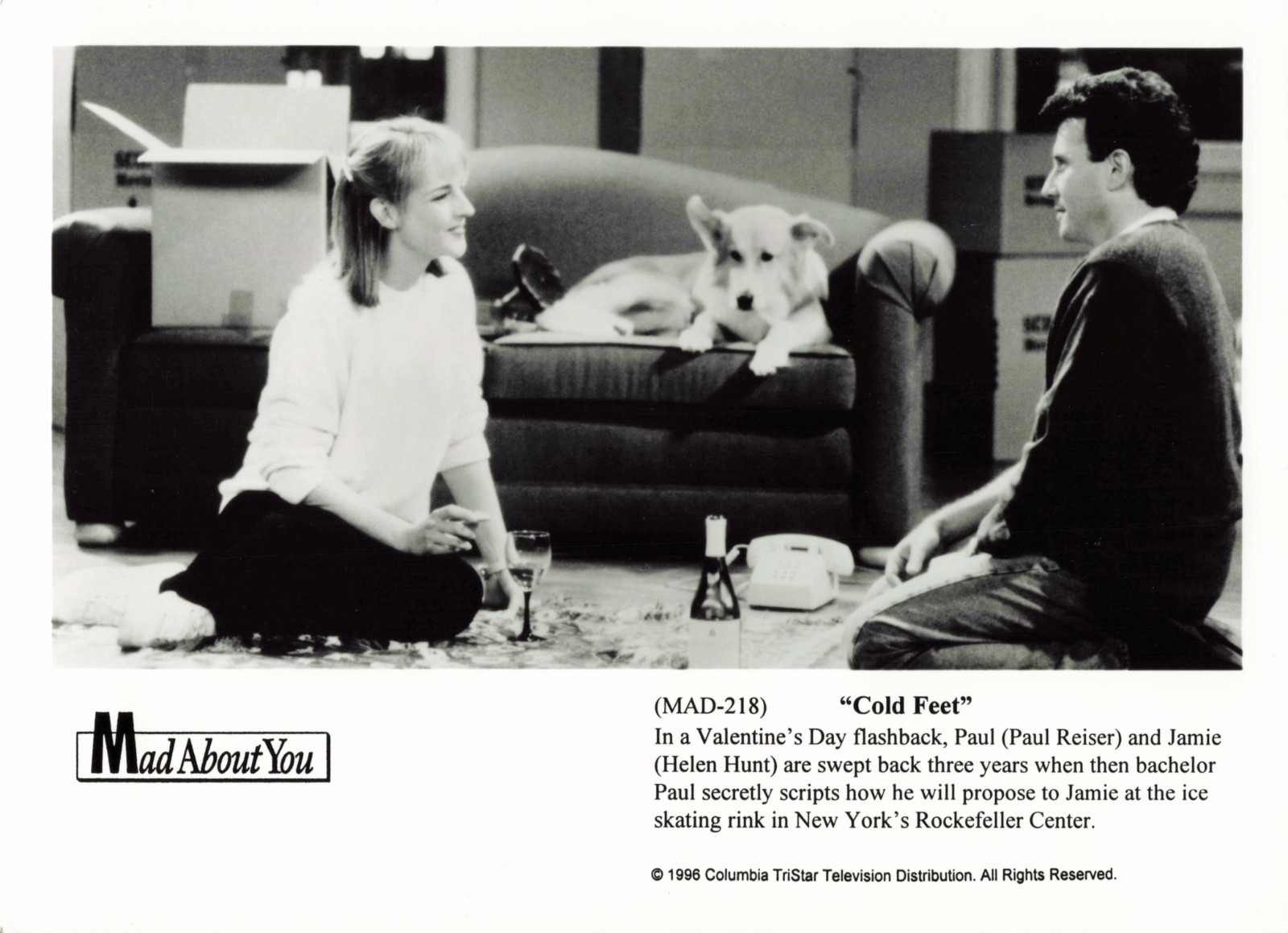 Mad About You VINTAGE 5×7 Press Photo Paul Reiser Helen Hunt
