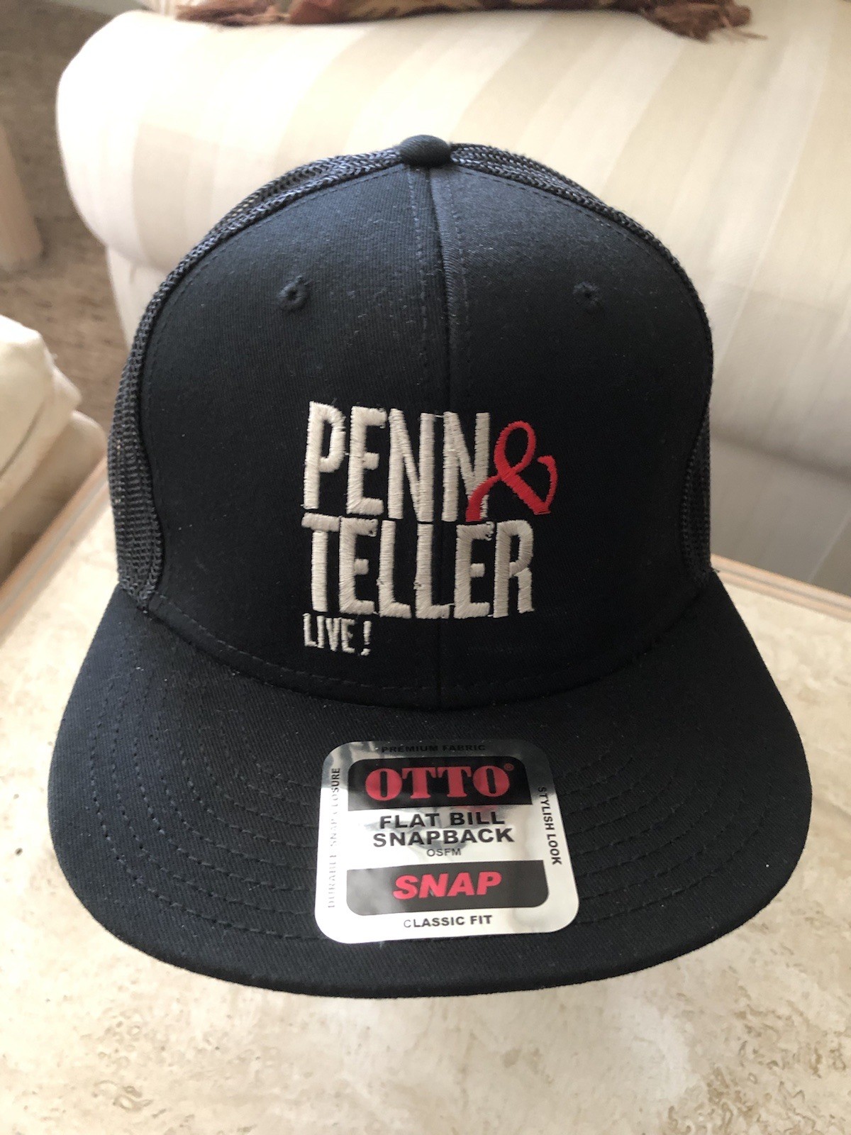 VINTAGE “PENN & TELLER LIVE” MAGIC TOUR CAP