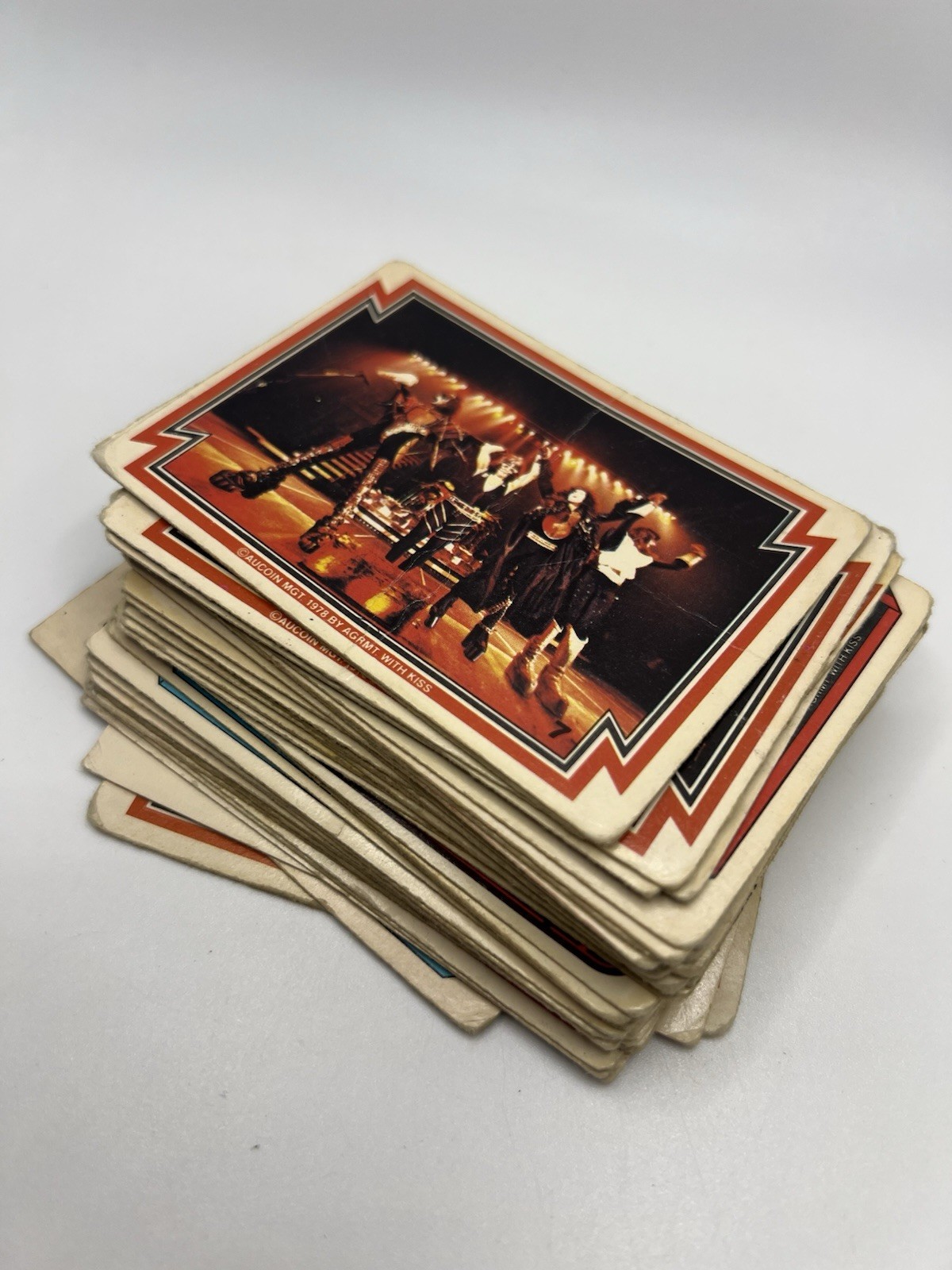 Kiss Trading Cards Lot – Multiple Cards, Music Memorabilia, Rock & Pop Genre
