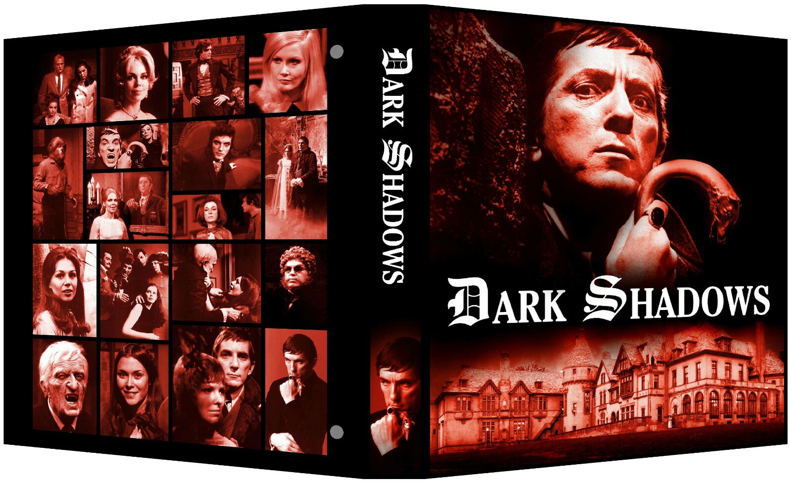 DARK SHADOWS Custom 3-Ring Binder Photo Album JONATHAN FRID/HALL/ISLES/BARRETT