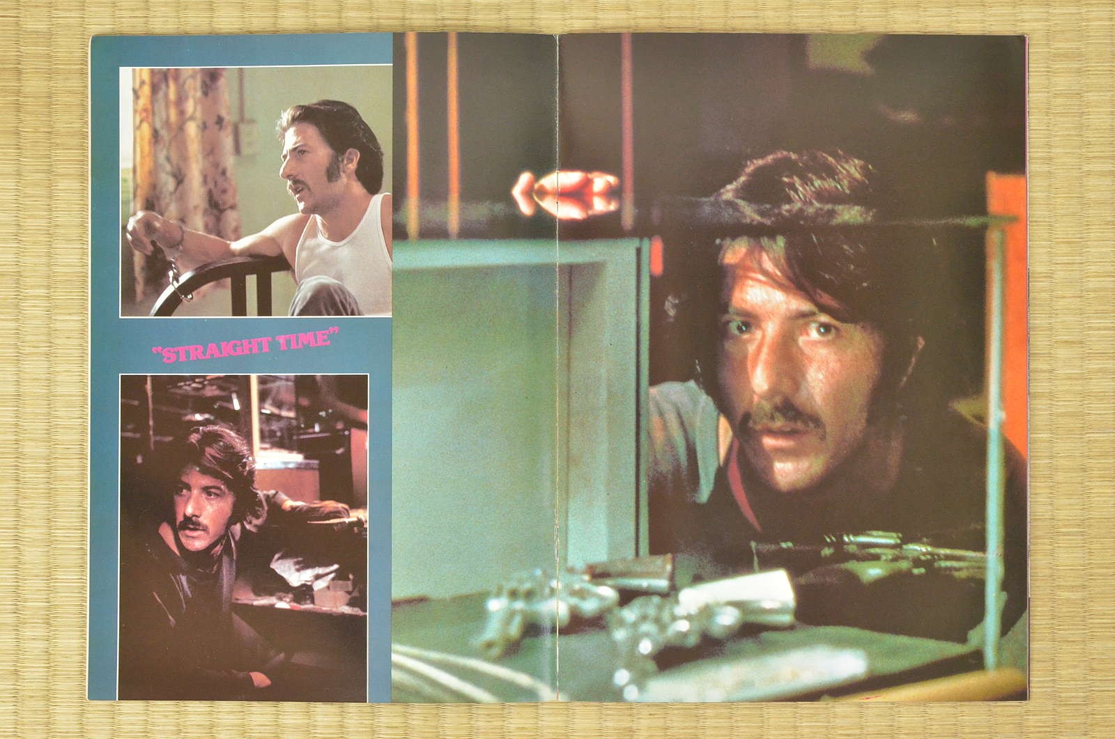 Straight Time Japan Movie Program 1978 Dustin Hoffman Ulu Grosbard Gary Busey
