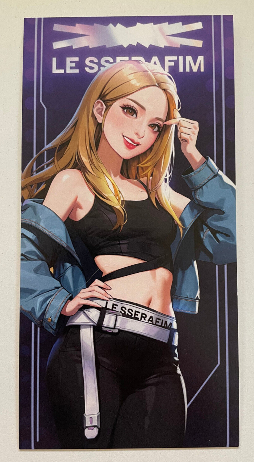 LE SSERAFIM – Blizzcon 2023 – OVERWATCH 2 – Huh YunJin Photocard