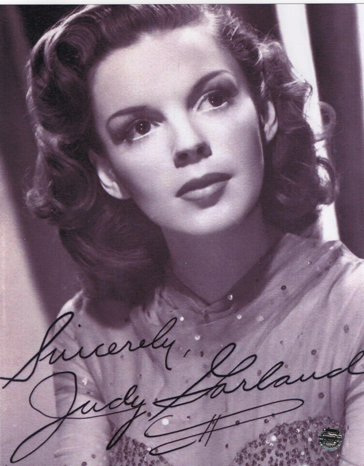 JUDY GARLAND Signed Autographed 8×10 Reprint Photo Wizard of Oz !!