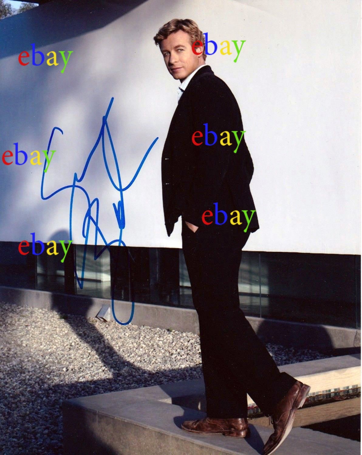 Simon Baker The Mentalist Autographed Signed 8×10 Photo Reprint