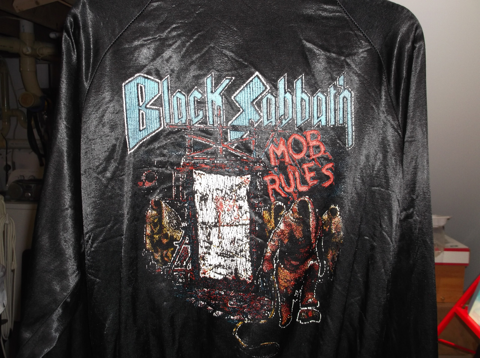 Vintage Black Sabbath Jacket-Mob Rules- Ronnie James Dio- Heavy Metal