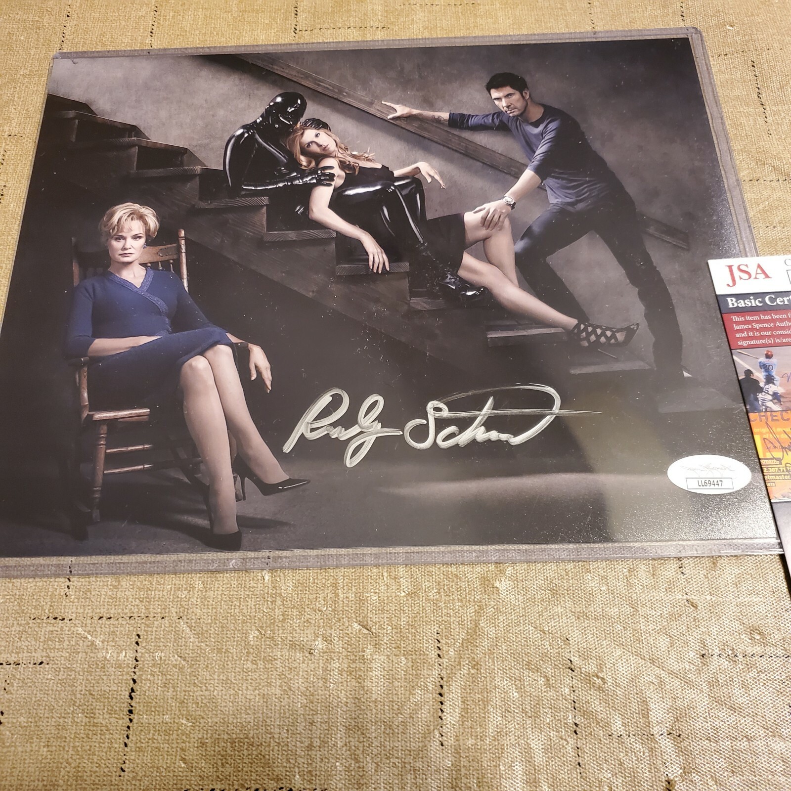 JSA Autographed 8×10 Riley Schmidt SIGNED Rubber Man American Horror Story AHS A
