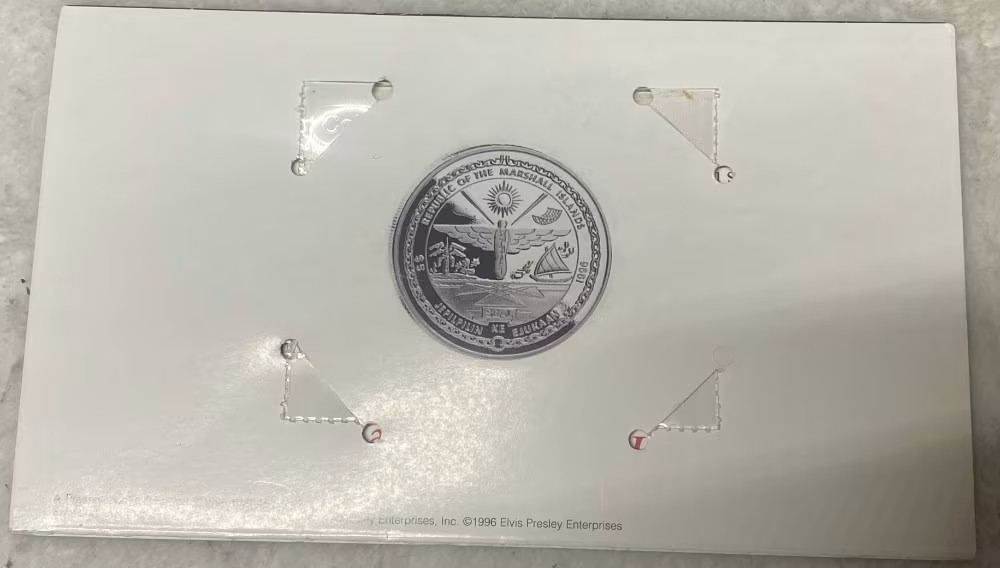 Marshall Islands Elvis Presley $5 Commemorative 1996R Coin