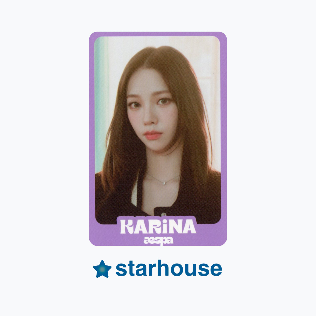 aespa Karina Come To My Illusion Random Trading Card Set C Version Photocard