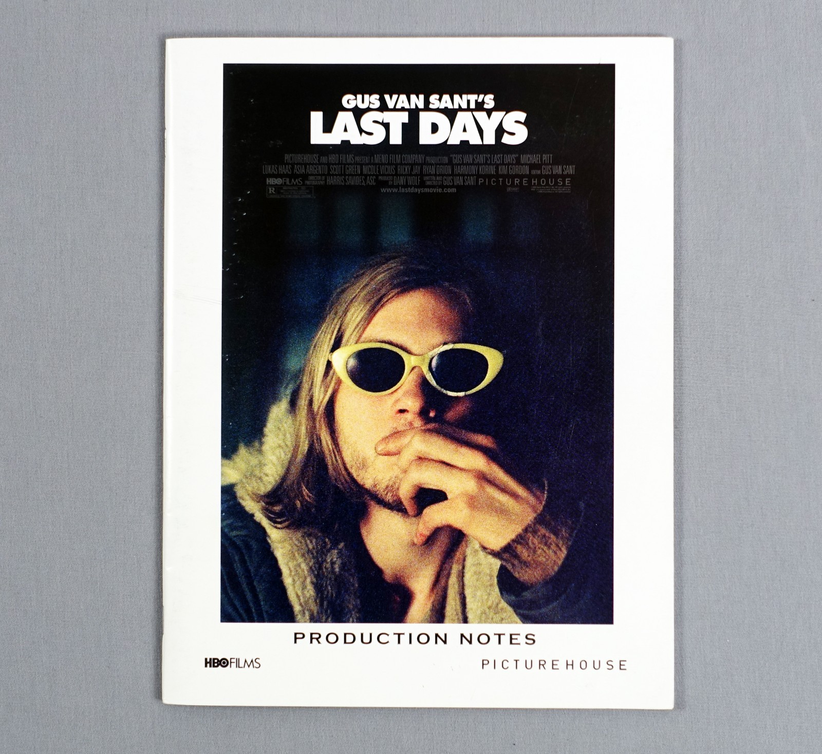 Gus Van Sant’s Last Days Movie Press Kit – 2005 – Michael Pitt Kurt Cobain