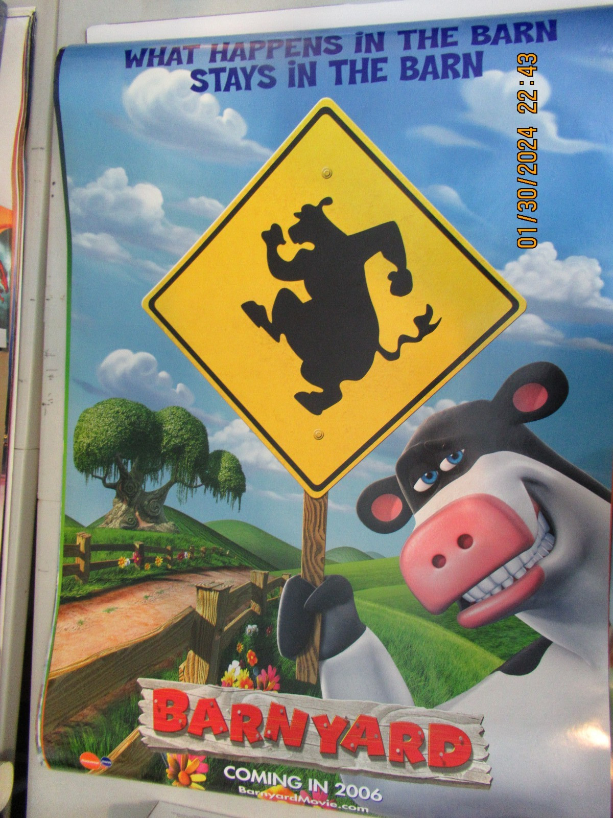2006 Barn Yard Animation Comedy Double Sided 27″ x 41″ Theatrical Movie Poster