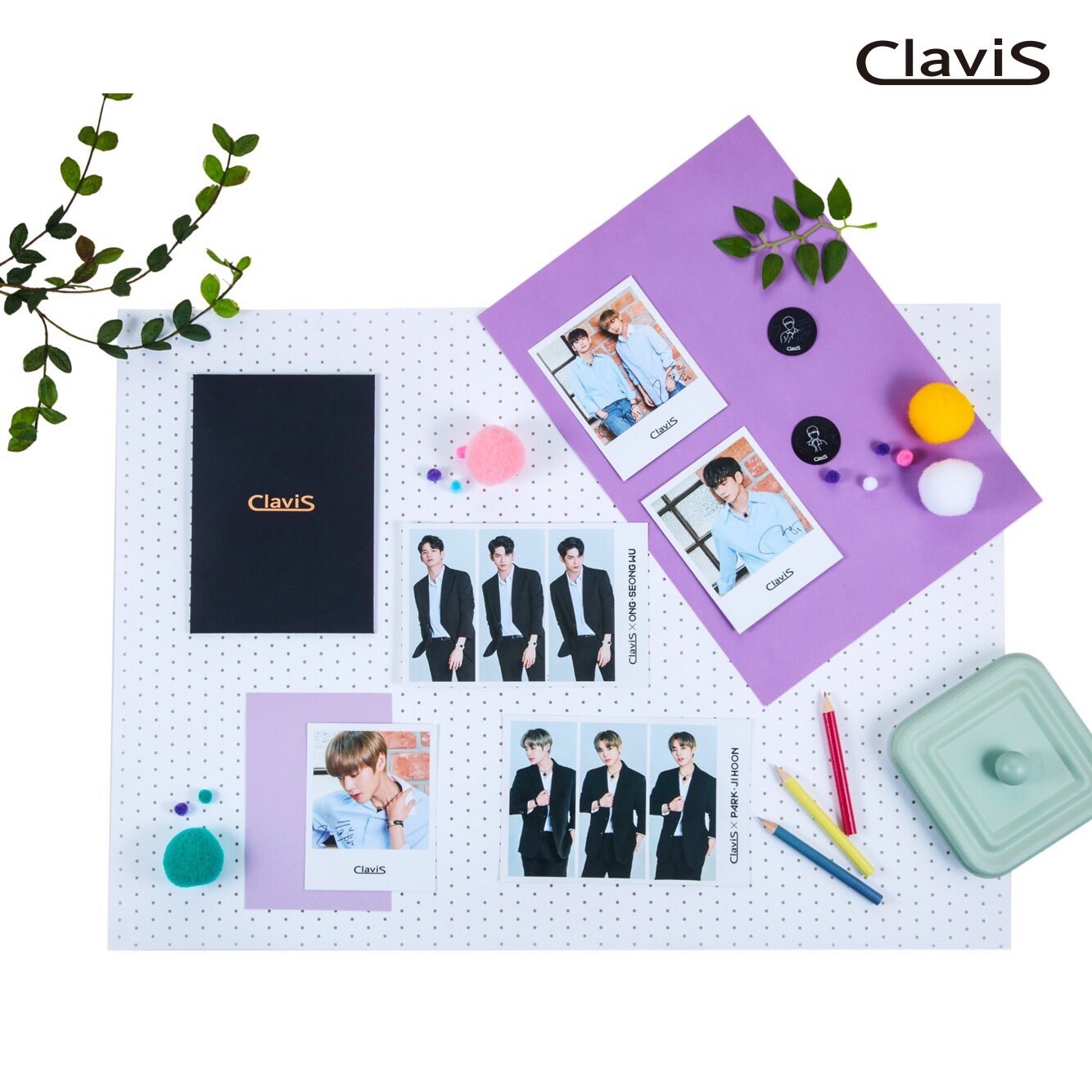 [WANNA ONE] Clavis Premium photocard set Seongwu & Jihoon