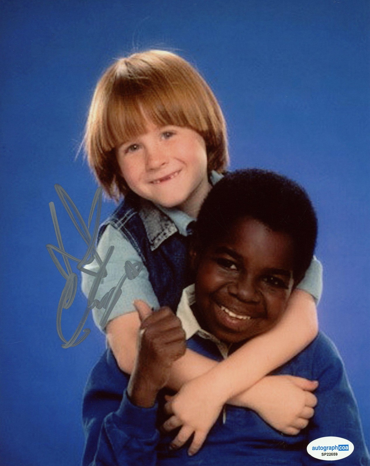 Danny Cooksey “Diff’rent Strokes” AUTOGRAPH Signed Sam McKinney 8×10 Photo ACOA