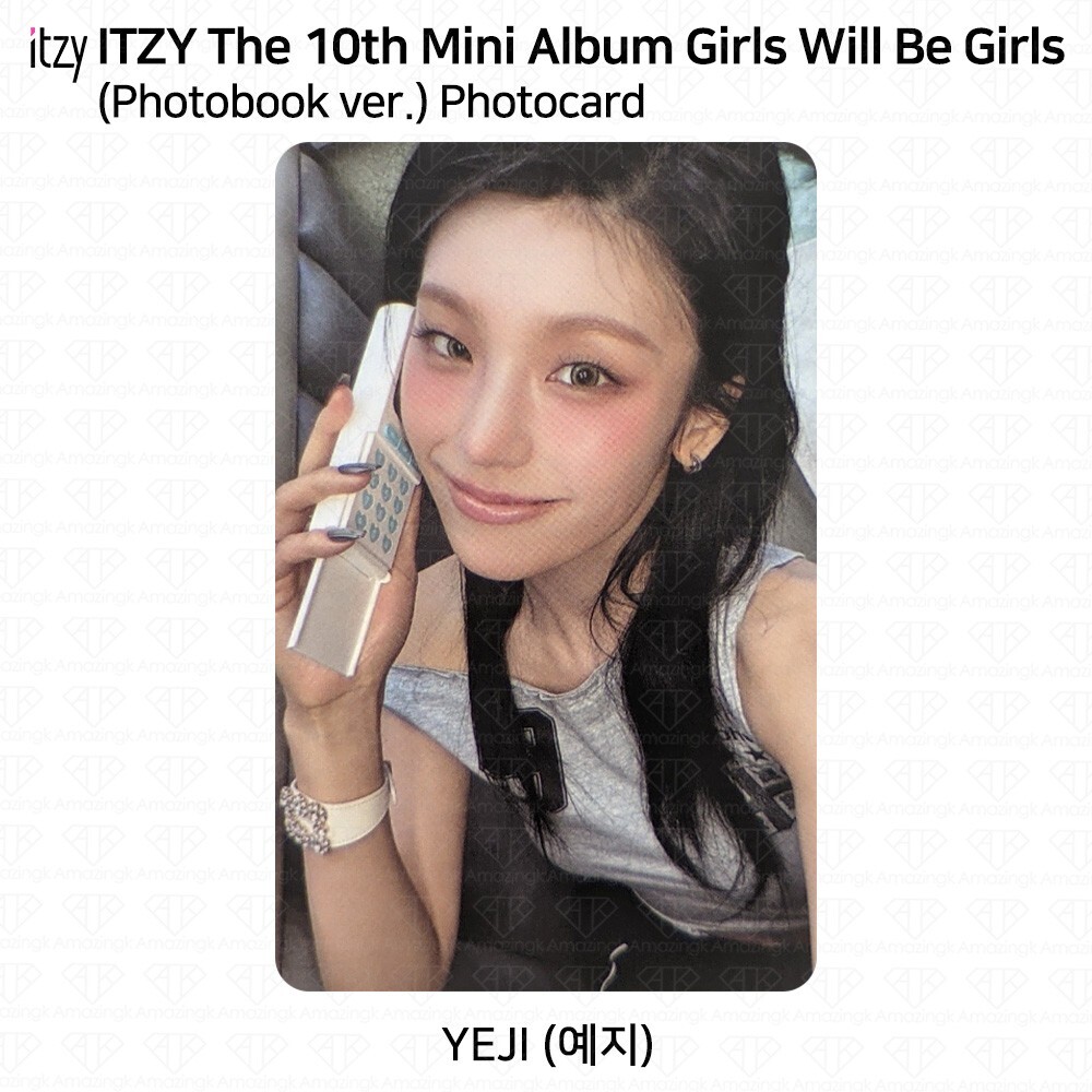 ITZY The 10th Mini Album Girls Will Be Girls Official Photocard All Version