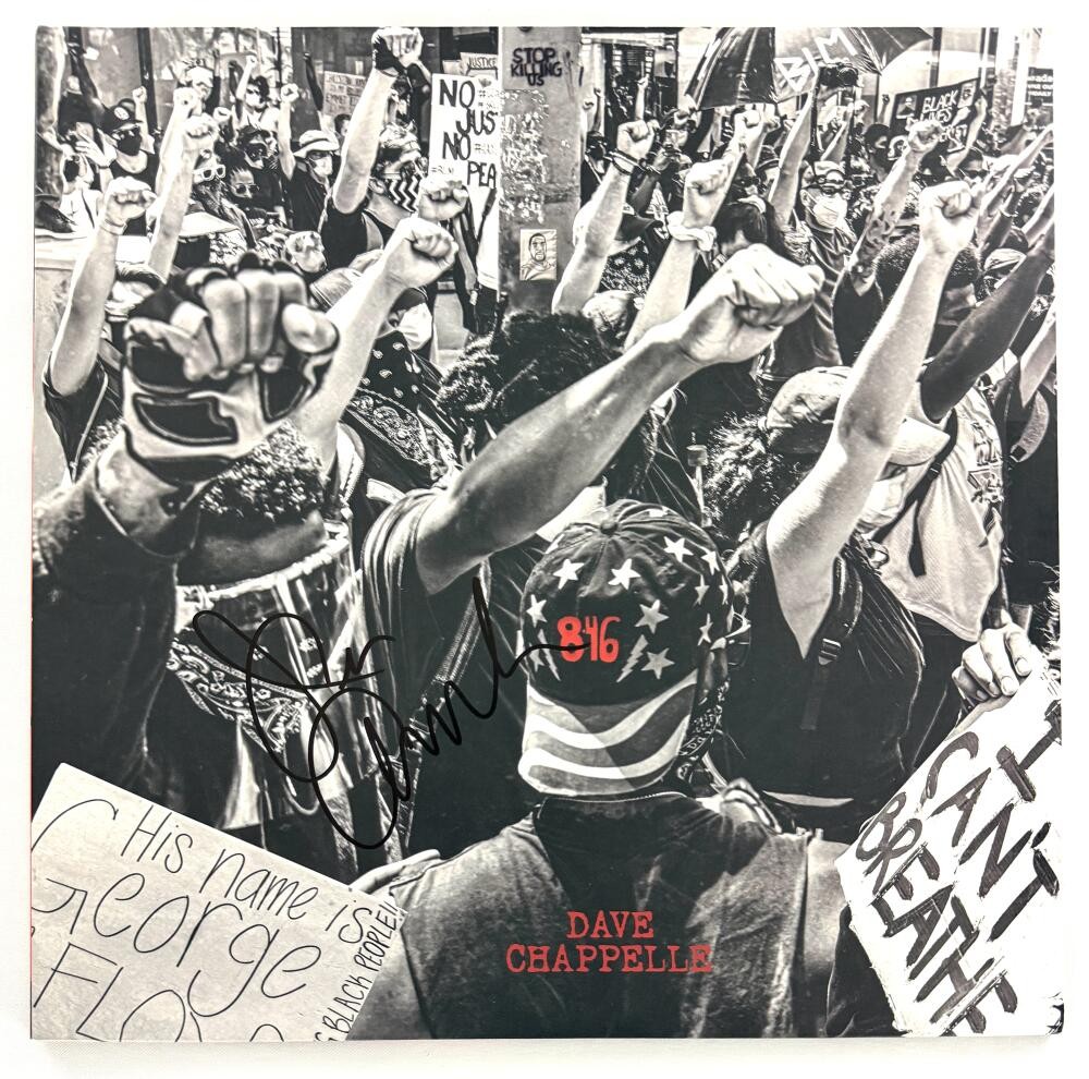 Dave Chappelle Signed Autograph 8:46 Comedy Album Vinyl Record LP w/ JSA COA
