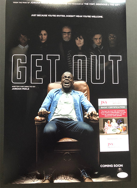 ALLISON WILLIAMS signed 12X18 photo GET OUT POSTER JSA