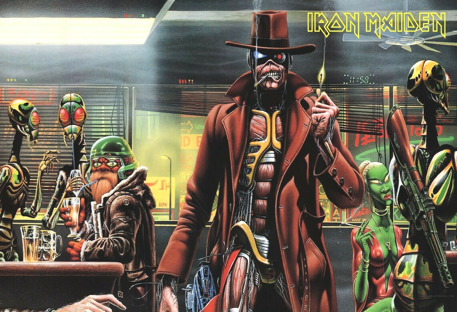 Iron Maiden 13×19 Graphic Art Poster Gloss Print Mancave H1566